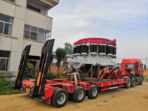 發往廣東CS圓錐破碎機啟程